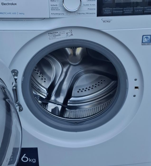 Pralka Electrolux 6kg slim z transportem,Gwarancja