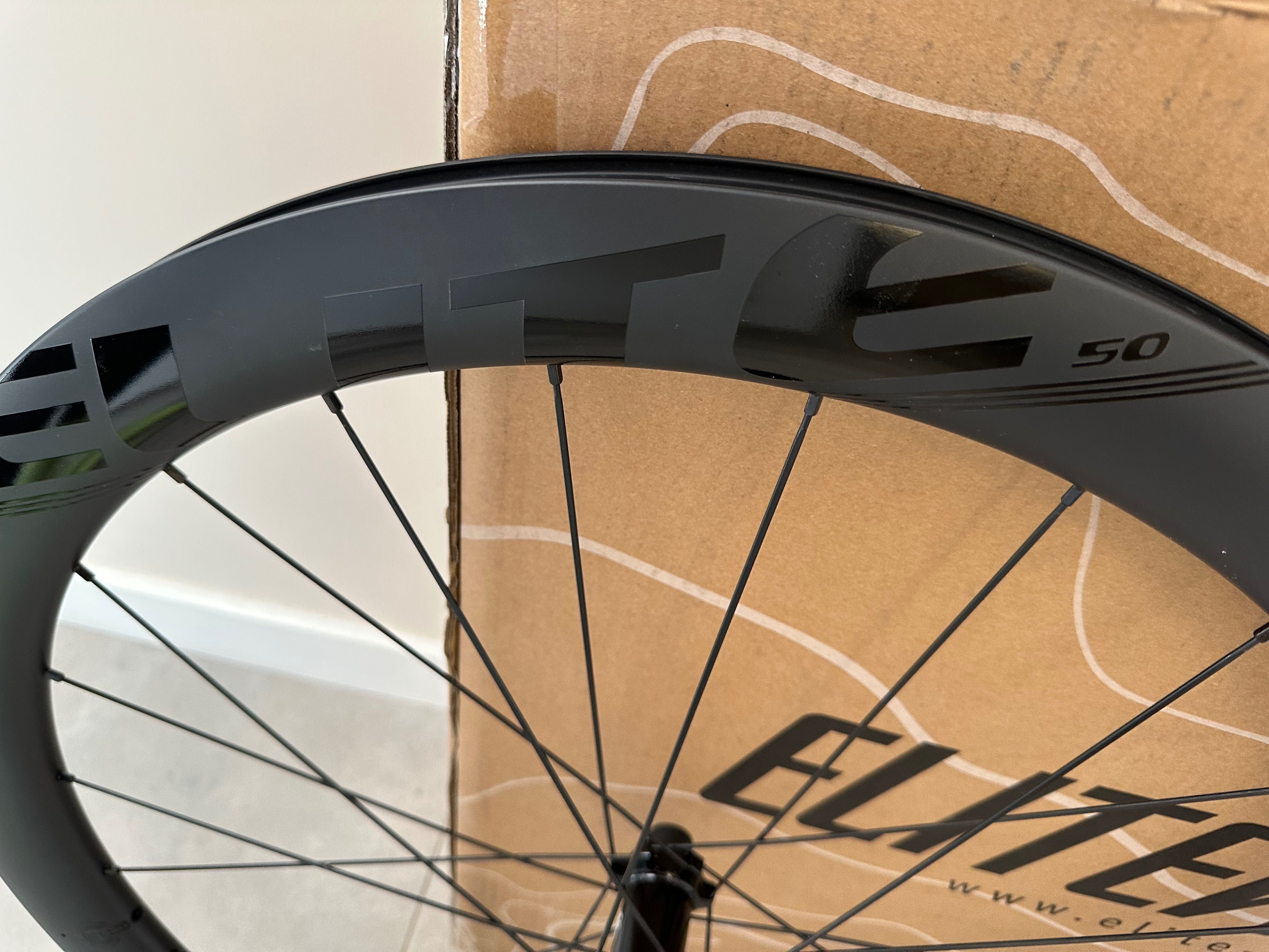 Elitewheels ENT-DISC Koła Karbonowe Elite 50 mm stożek -NOWE
