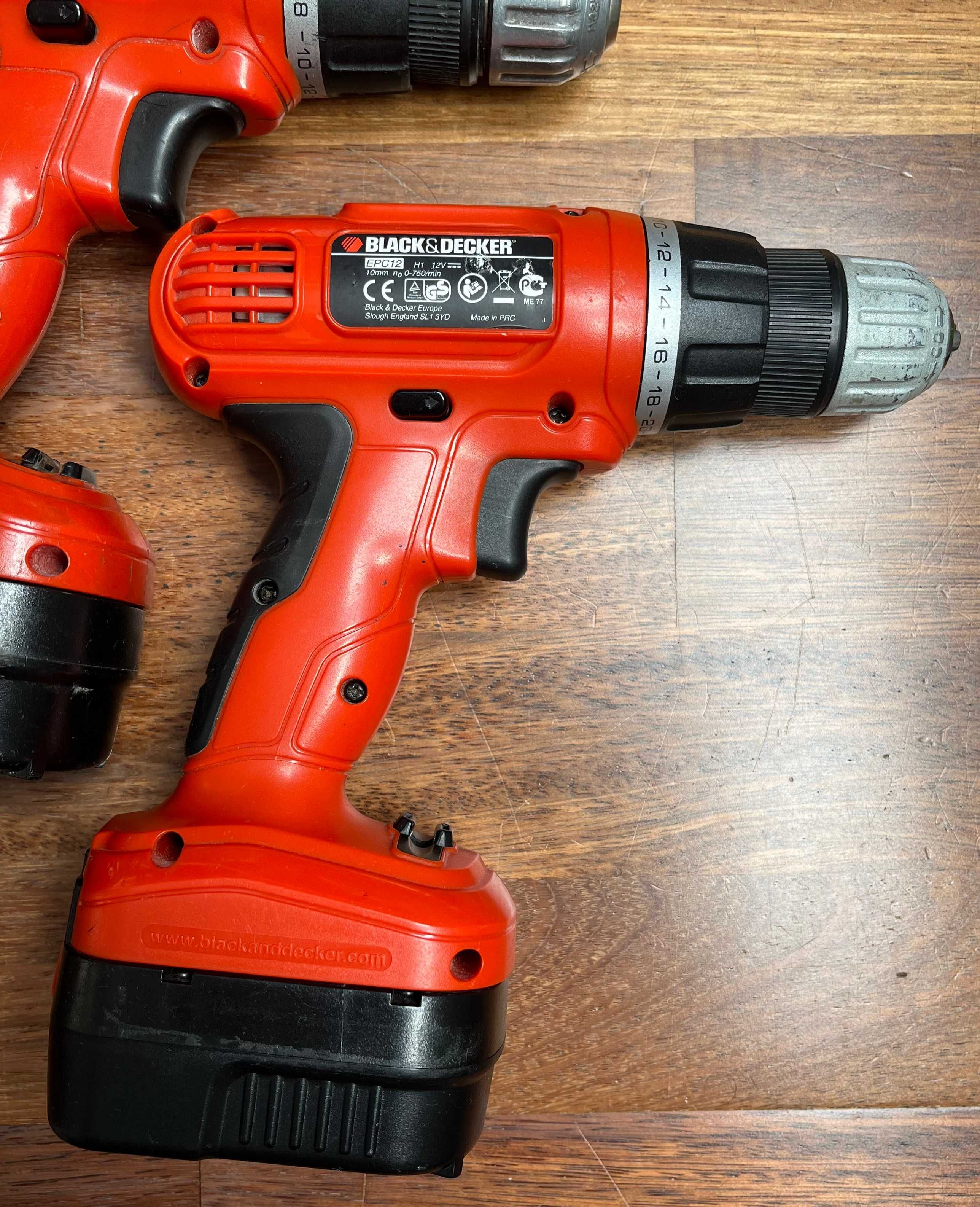 2x Wkrętarka Black & Decker EPC12