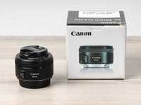 Canon EF 50mm f/1.8 - Хорошее Сост., Комплект + Бленда, Фильтр