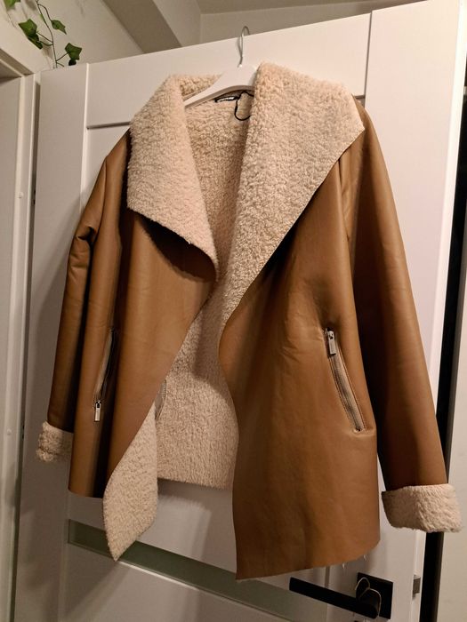 Damska marynarka , katana z ekologicznej skóry , rozmiar L