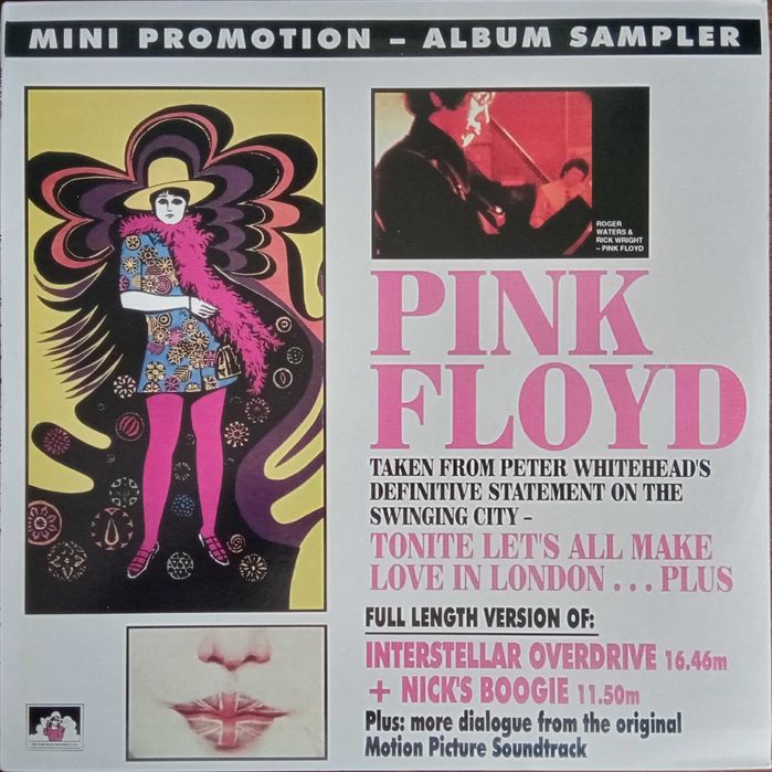 Pink Floyd	- - - - -	Tonite Let's All Make Love In London	- - - - -	LP