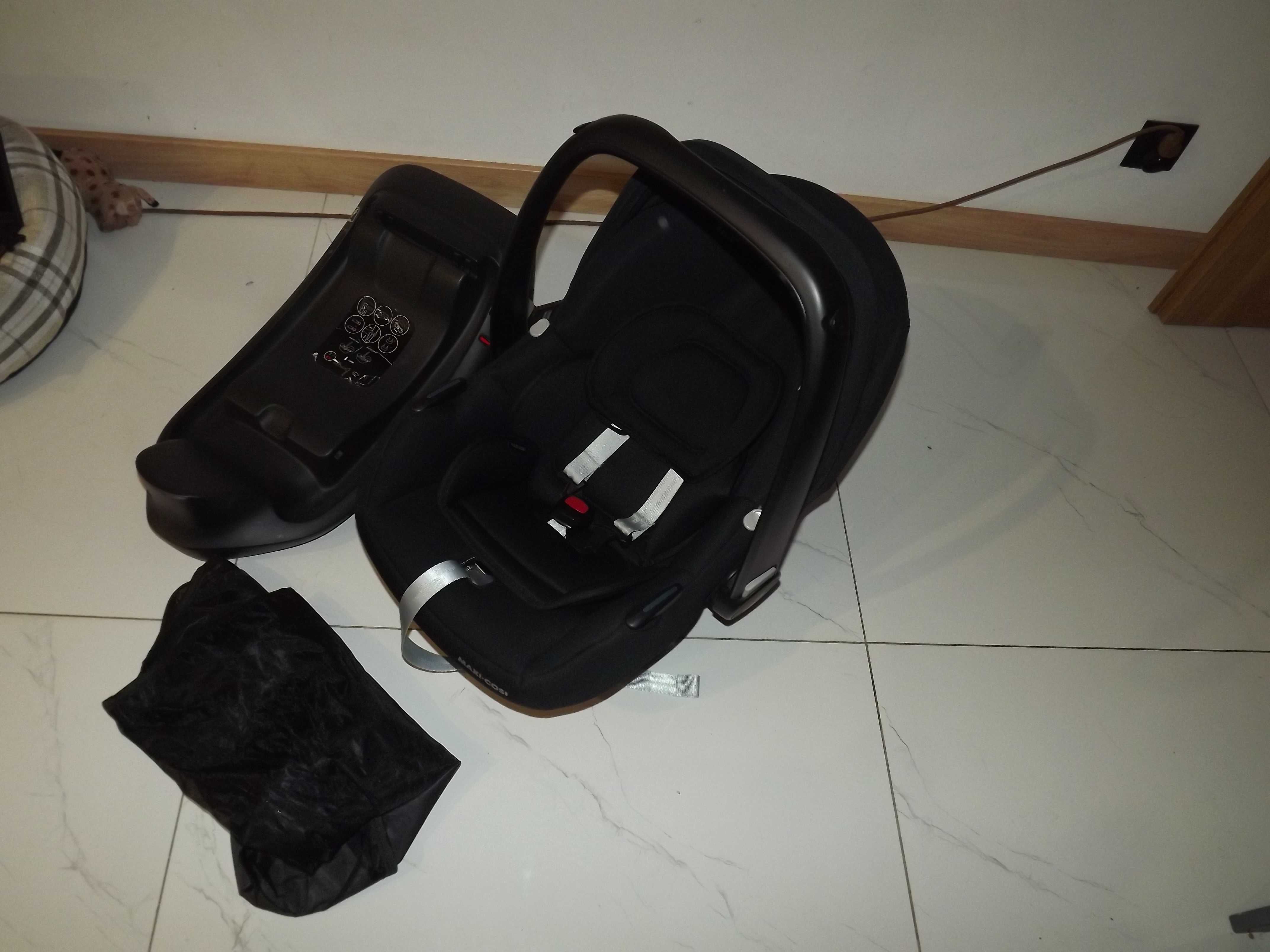 Cybex Balios s lux Deep black 3w1 +Baza Maxi cosi Wysylam