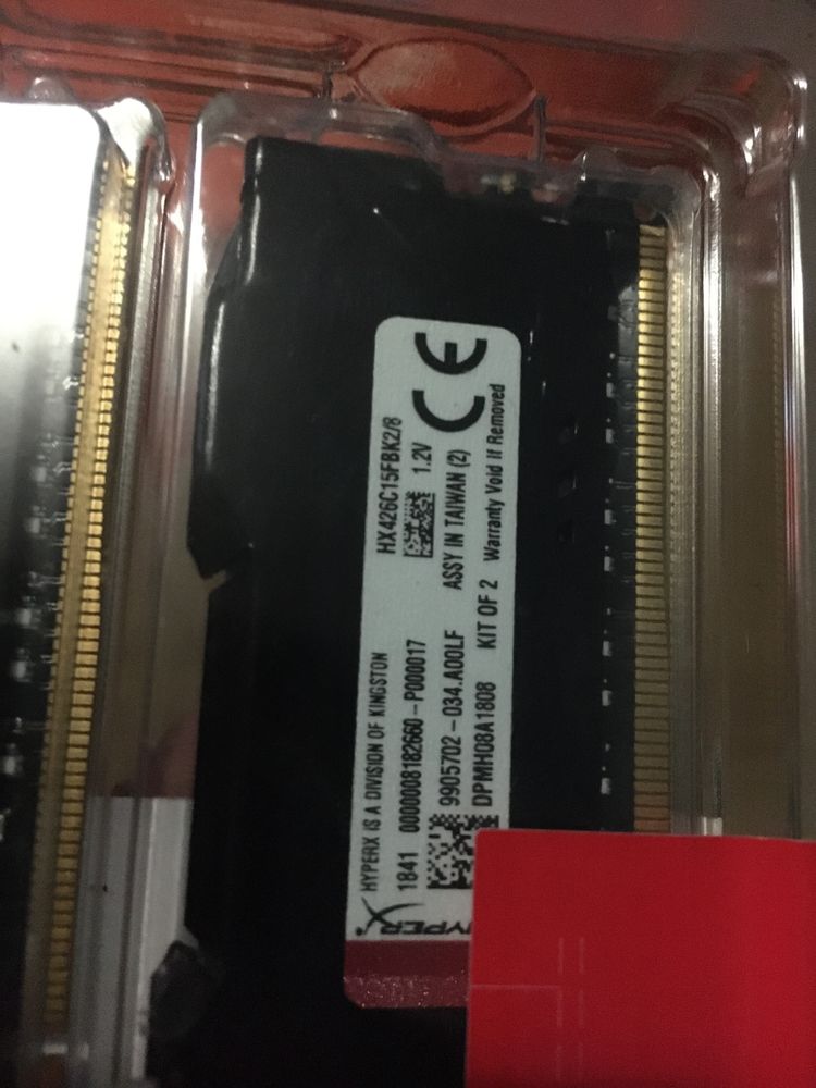 ОЗУ 8gb-2 планки по 4gb ddr4