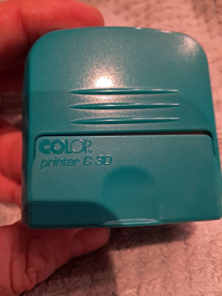 Zestaw pieczątek. Głównie colop 3 colop 30 automaty beż gumek