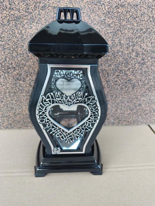 Lampion Serce Waza Duża 34 cm Glamour