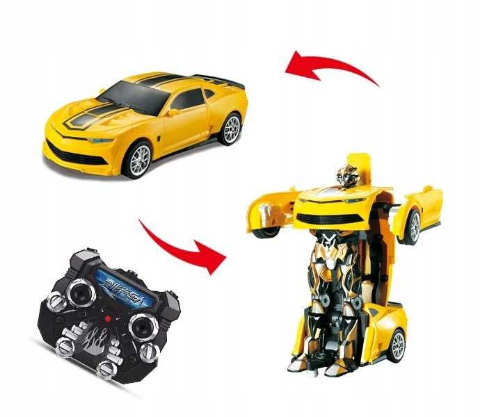 Sterowany zdalnie robot samochód 2w1 rc autobot