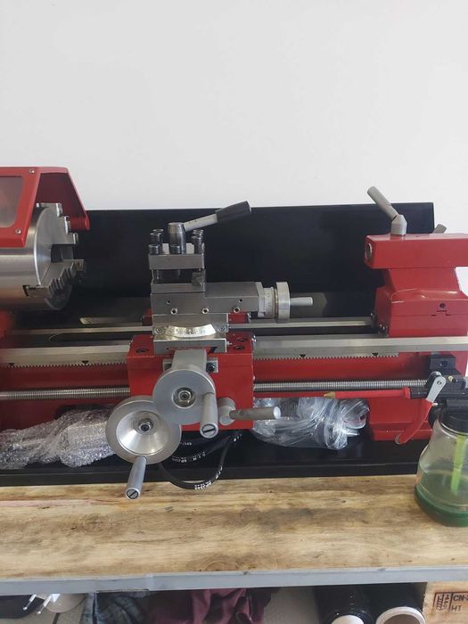 Настільний токарний станок по металу WM210x400