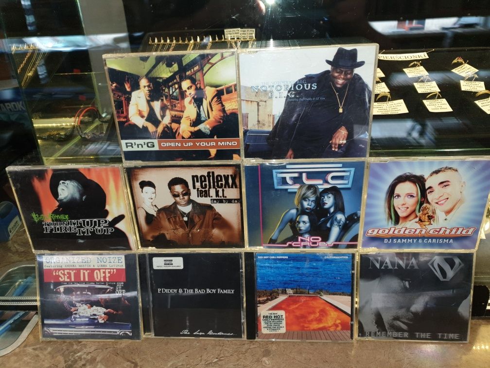 80 płyt CD premierowe Rap hip-hop dance pop czarna muzyka single