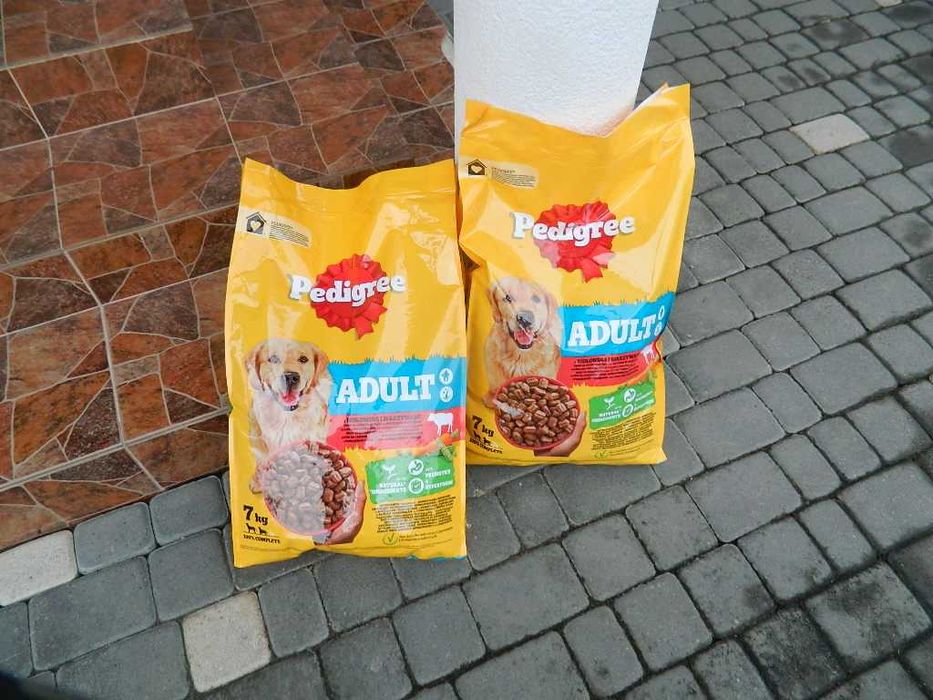 Pedigri Adult Сухий корм яловичина з овочами 7кг