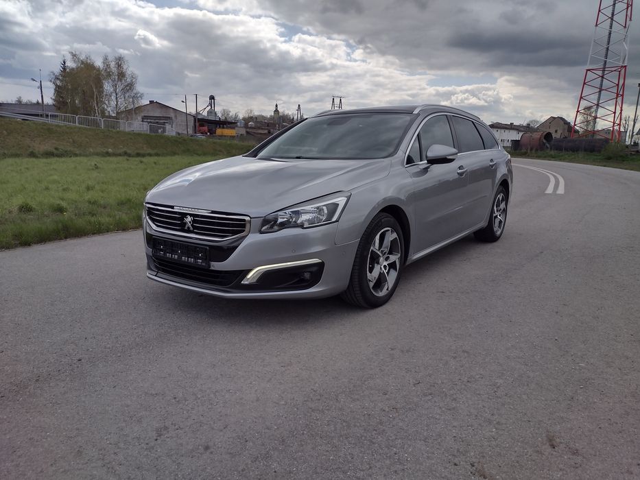 Peugeot 508 lift 2,0hdi 180km pełen automat kamera czujniki parkowania