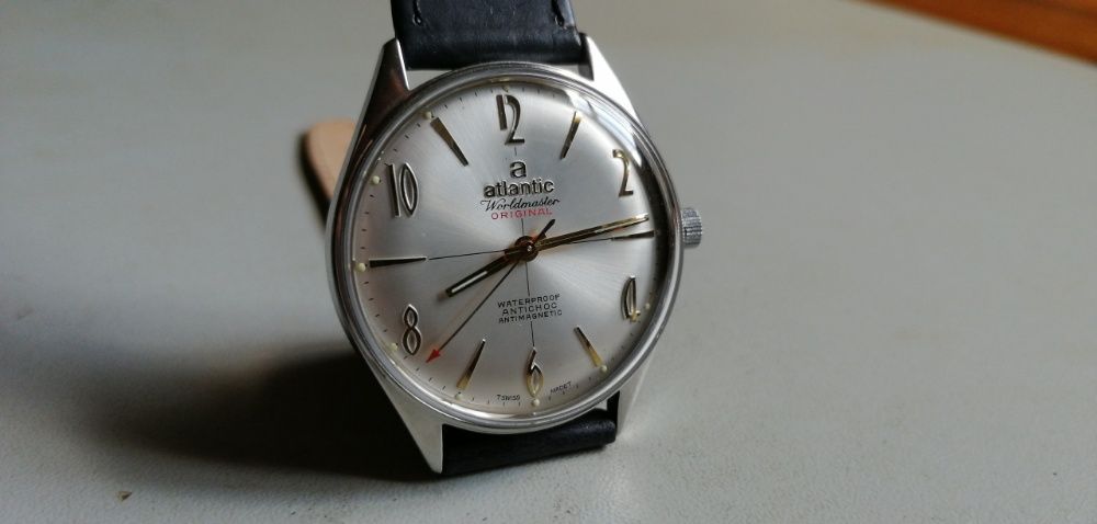 ATLANTIC worldmaster STALOWY zegarek 2