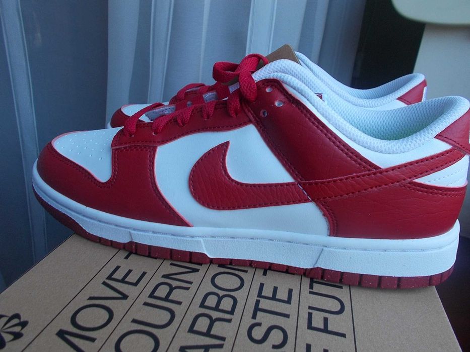 (r. 40) Nike Dunk Low Next Nature White Gym Red (W) DN1431,-101
