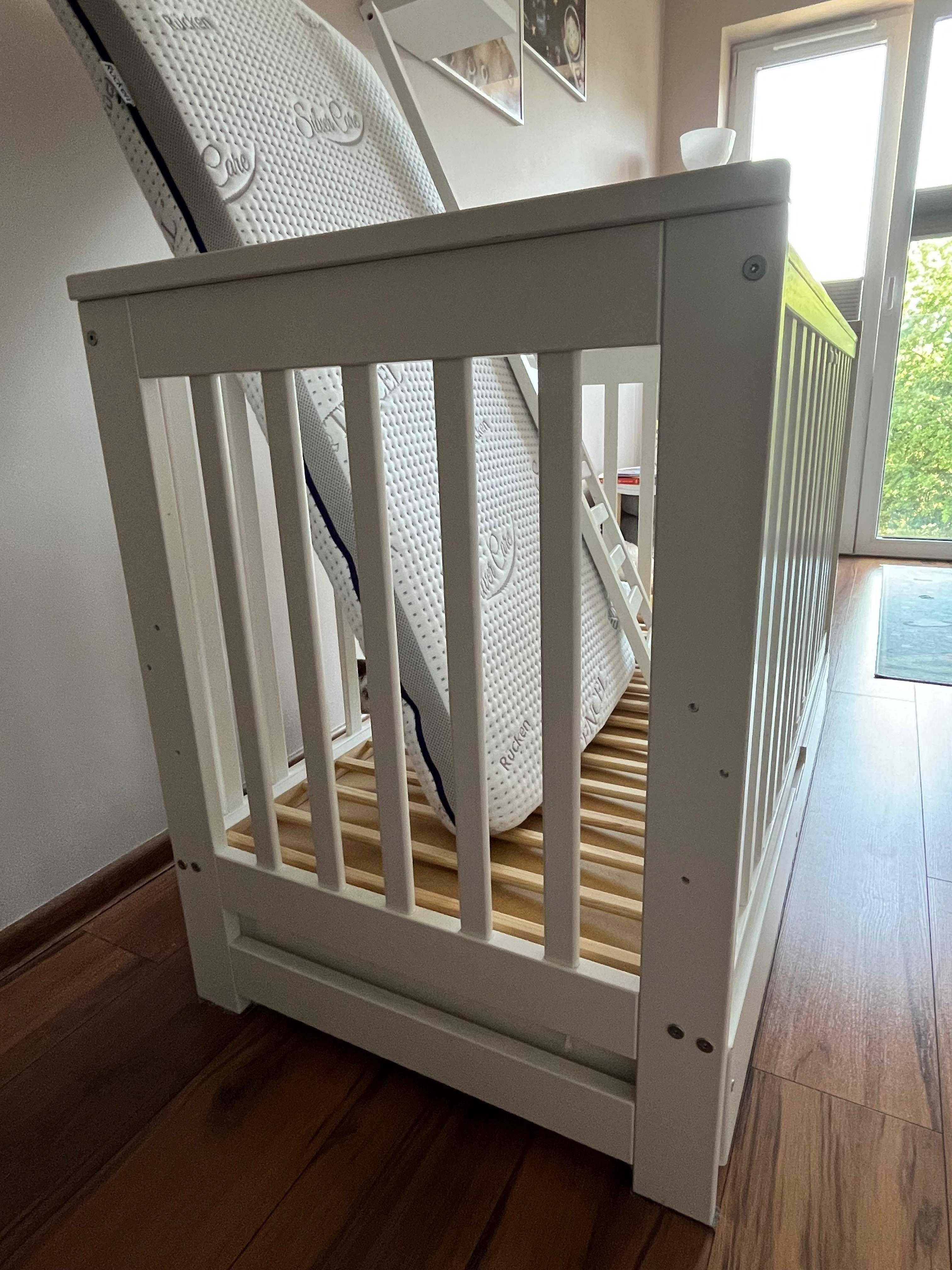 Klupś Iwo – łóżeczko dziecięce 120x60 cm z szufladą + dodatki !