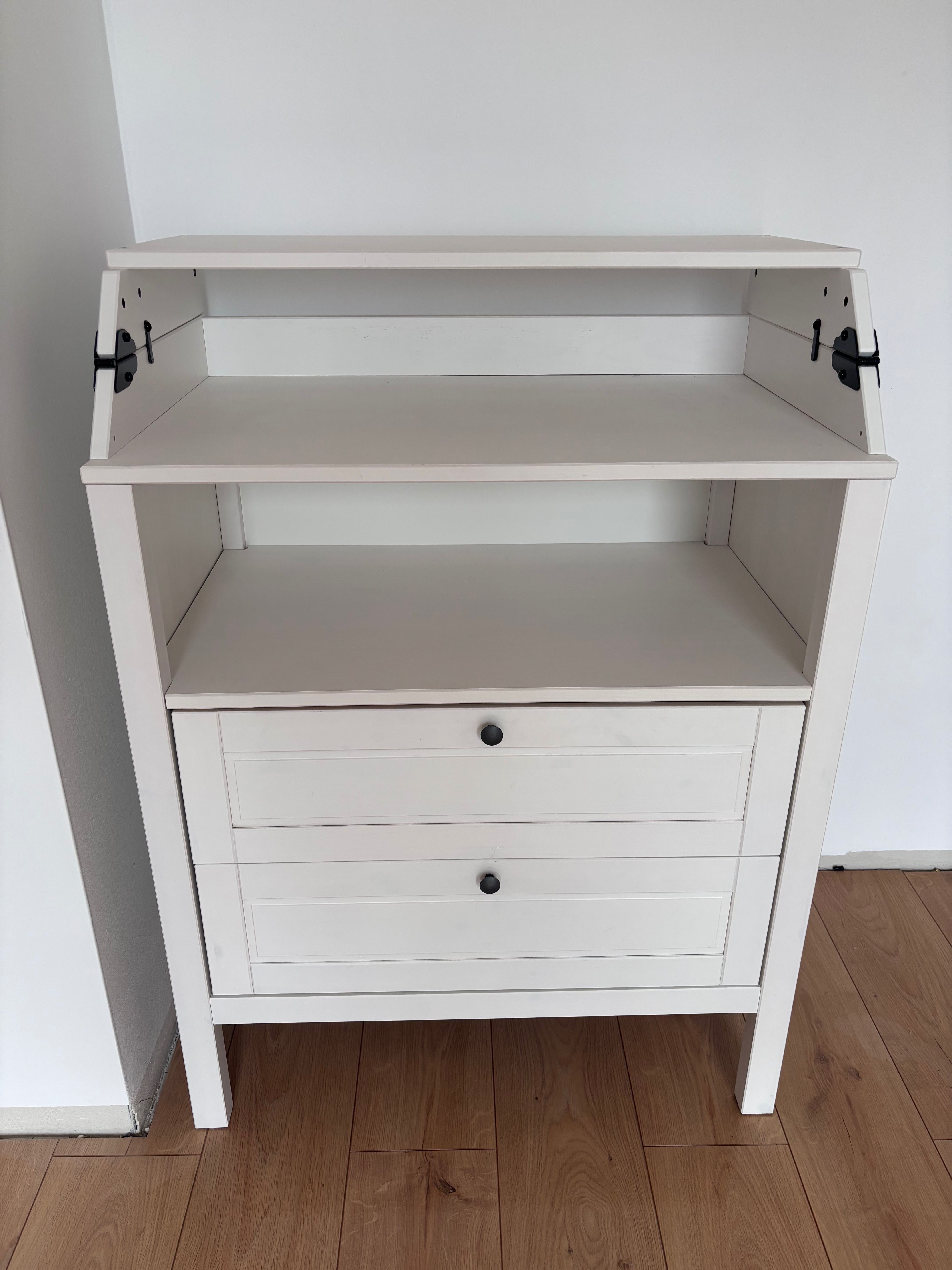 Komoda z przewijakiem ikea sundvik biała