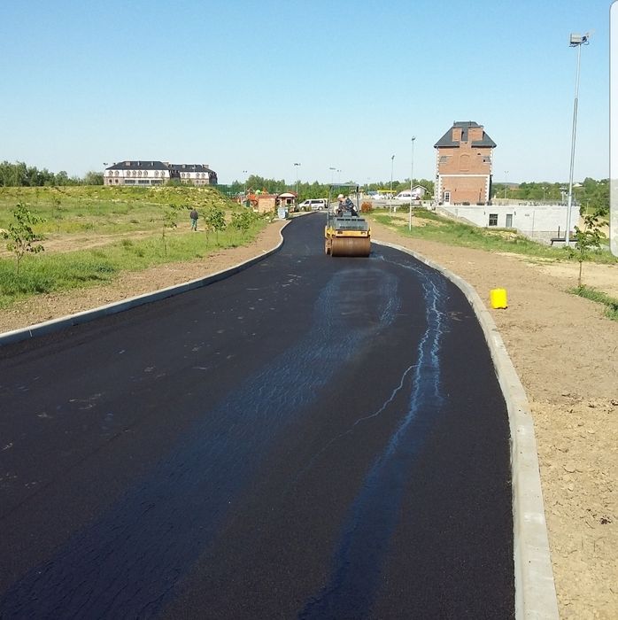 Асфальтування. Засипка доріг. Благоустрій. Асфальтирование