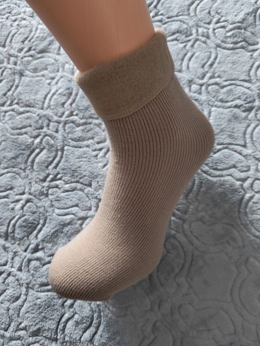 2 pary ciepłe SKARPETY GRUBE ANGORA 39-42 unisex