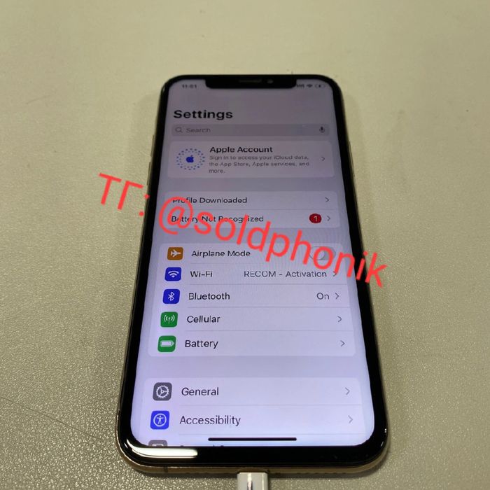 Apple iPhone XS - 512 ГБ - Золотий