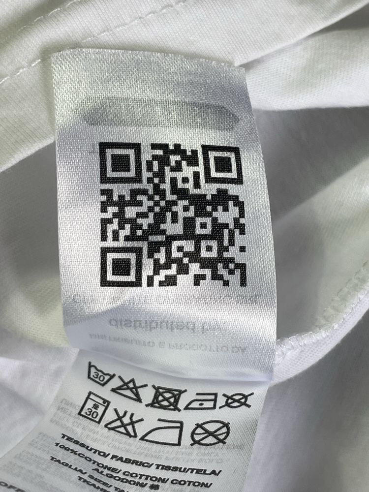 Футболка Off-White Big Logo великий логотип розмір L