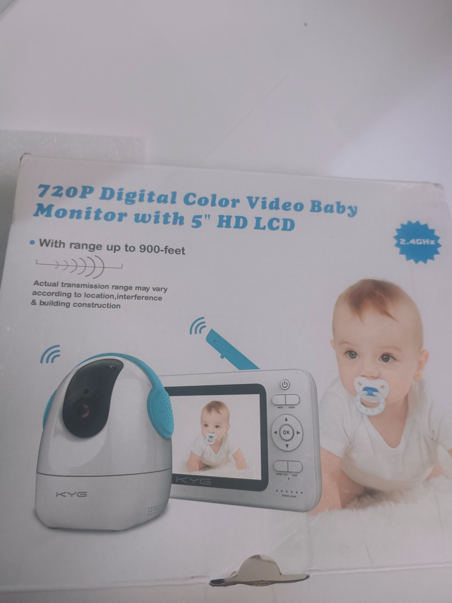 Monitor de bebê digital KIG 720P 5 HD Display Vídeo Monitor  bebê 300m