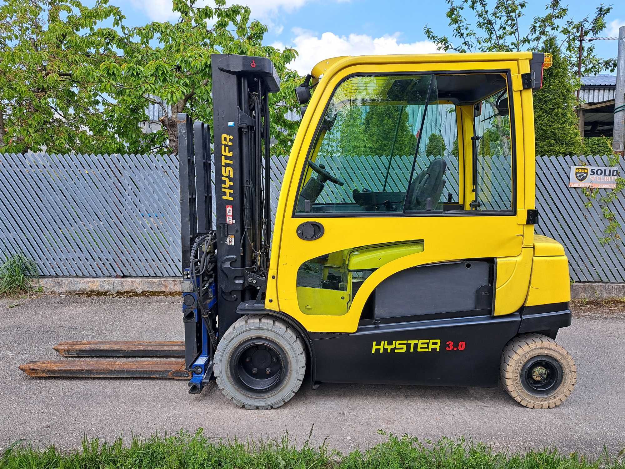 Wózek Widłowy Elektryczny Hyster Yale 3T. Triplex Kabina 2014r.