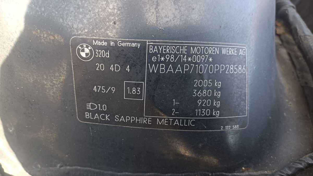 Silnik Bmw E46 320d  2,0D Diesel LIFT polift 150 koni