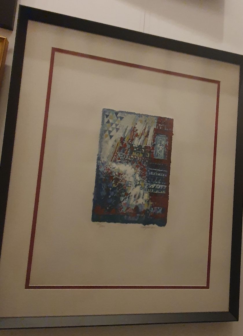 Grande serigrafia de Cargaleiro