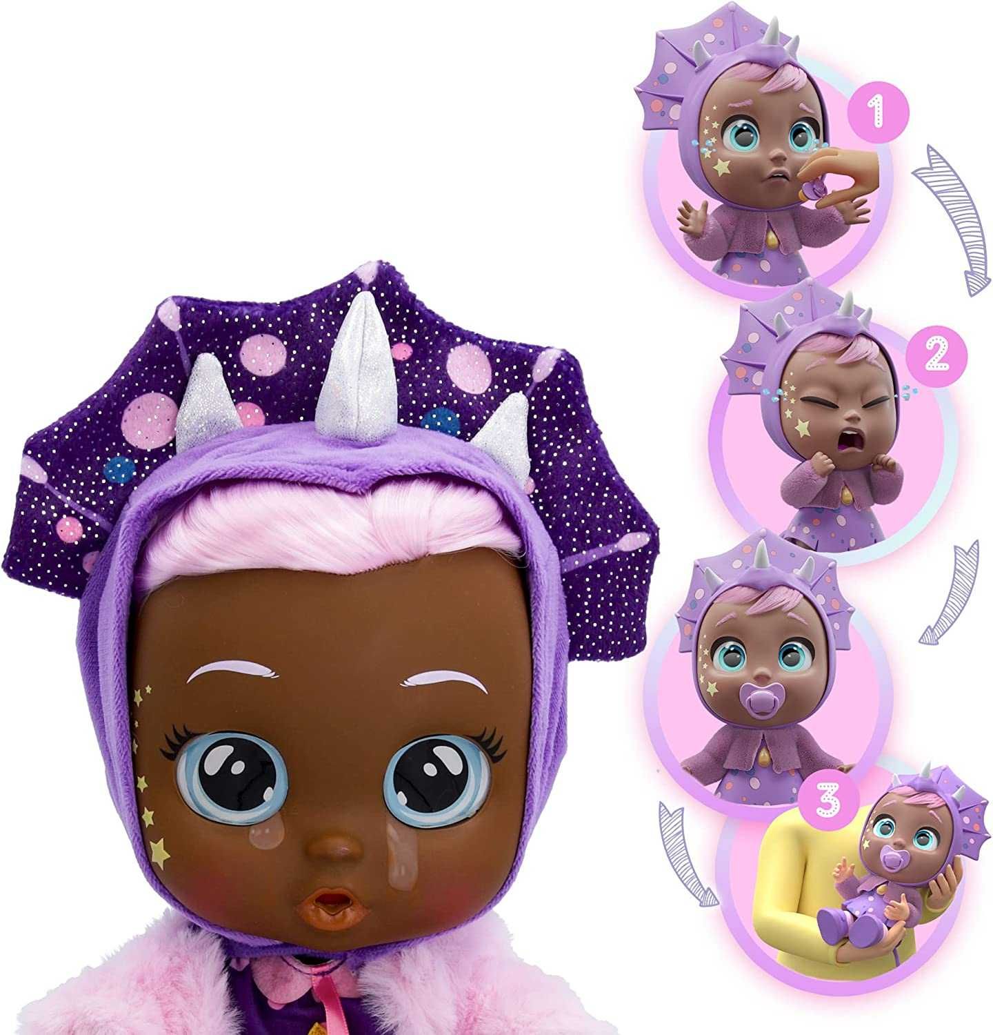 Интерактивная кукла пупс Плакса Cry Babies Dressy Fantasy Фиби
