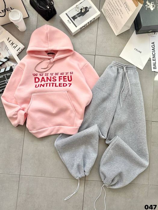 Костюм спортивний молодіжний трьохнитка на флісі