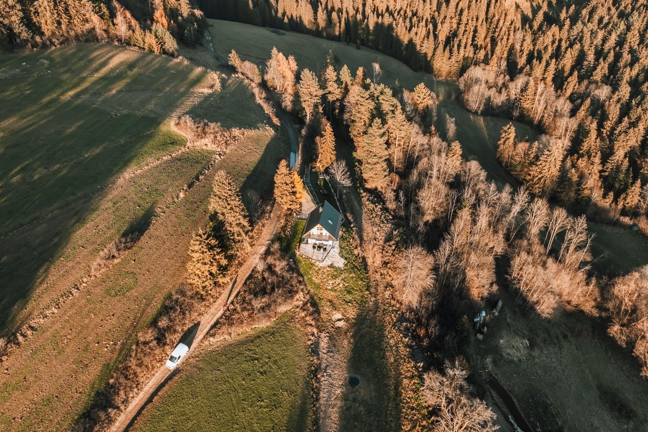 Magiczne Widoki domek w górach z widokiem na Tatry i Jezioro Czorsztyn