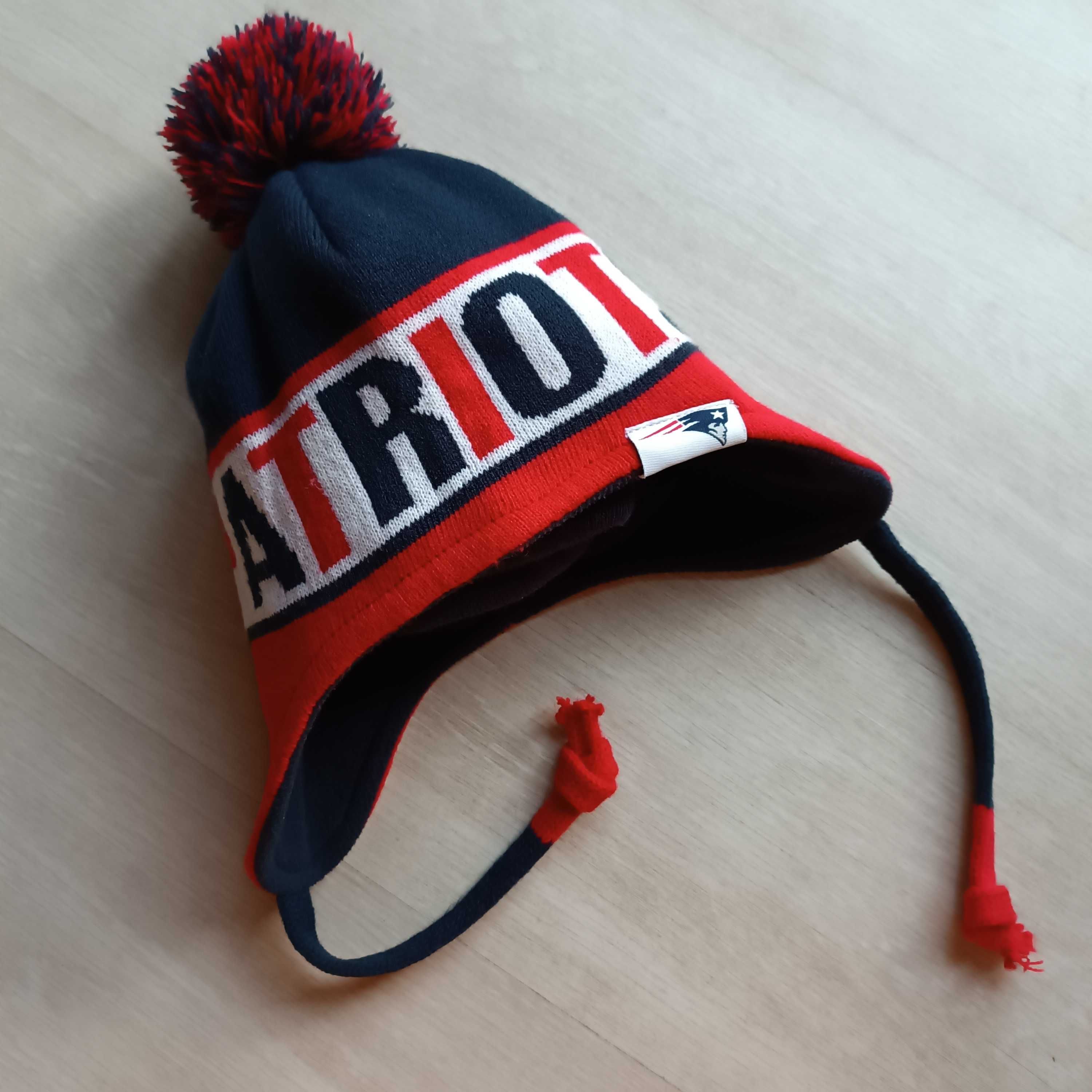 Зимова шапка Patriots New Era, 54-57 см. Оригінал