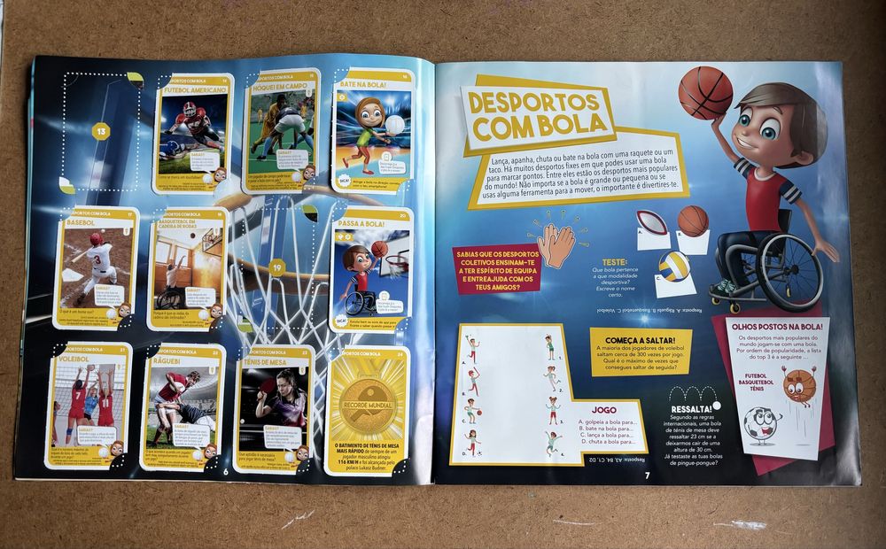 Cromos Super Desportos Pingo Doce