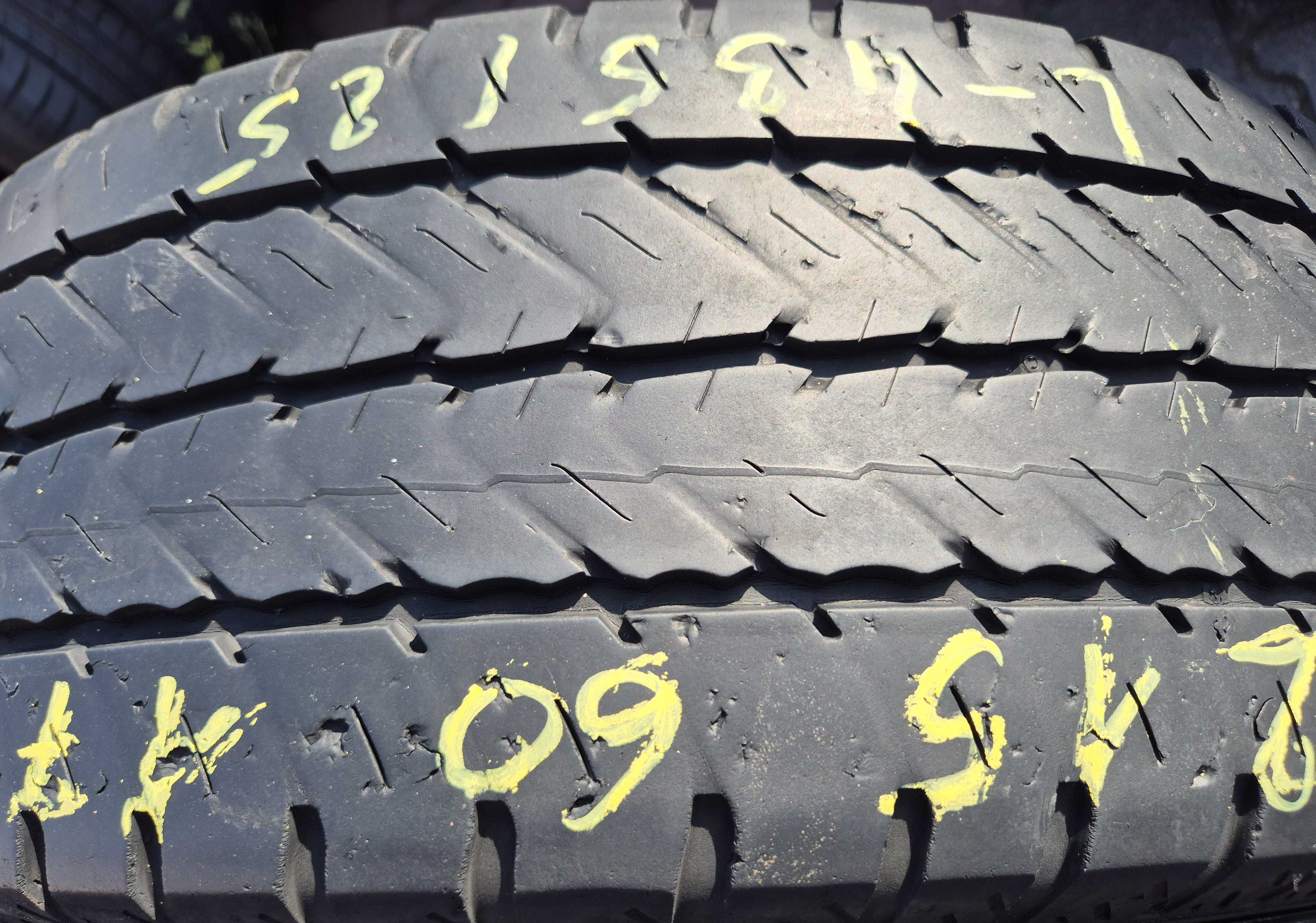 215/60r17C (L435/25)006 2szt 5,5mm 18r EconoDrive DUNLOP LETNIE