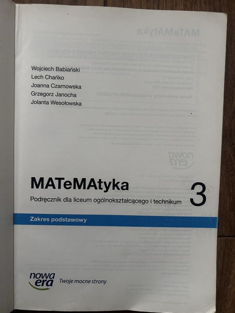 podręcznik do matematyki klasa 3