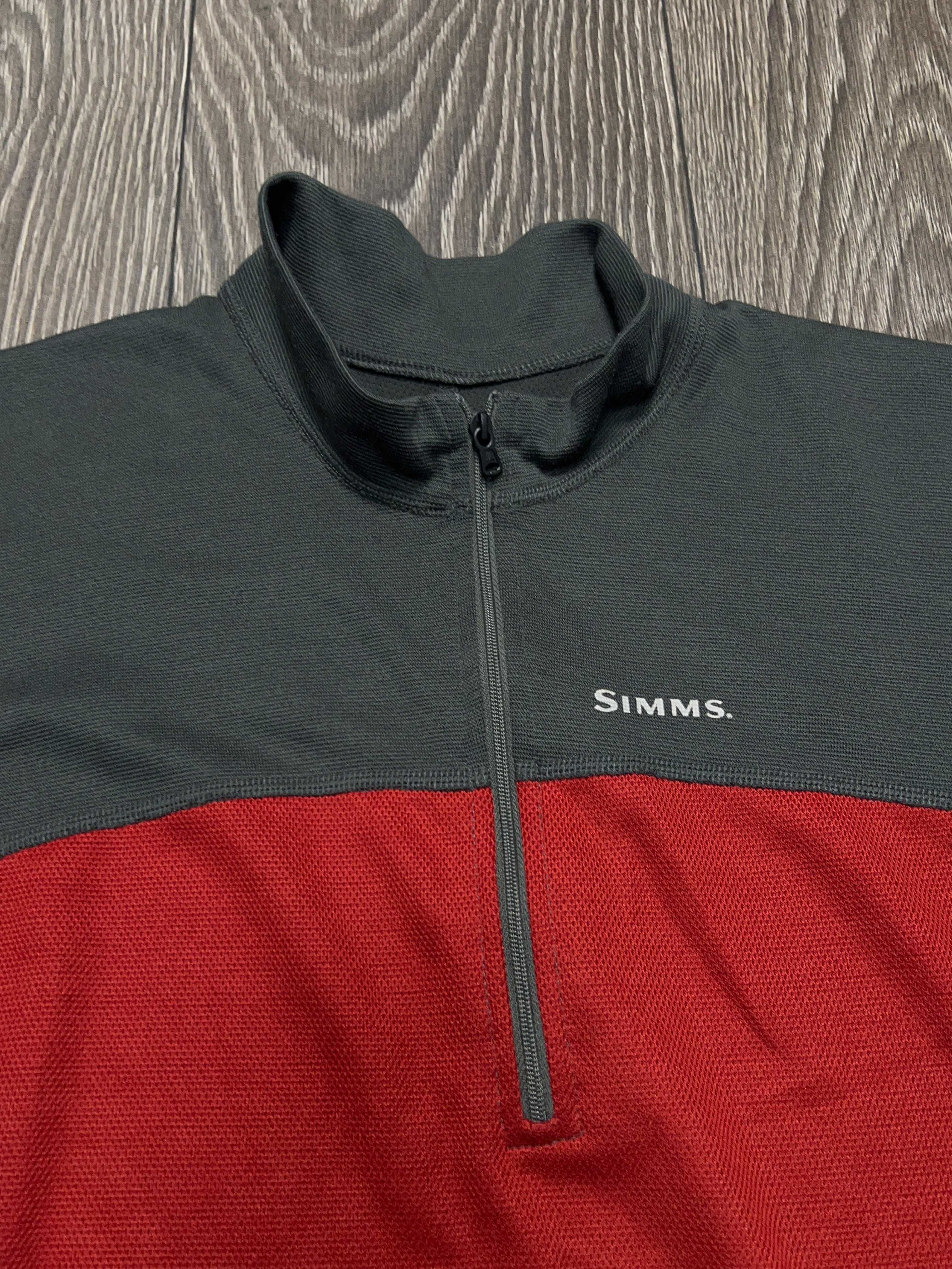 SIMMS чоловіча тонка кофта фліска водолазка риболовля для рибаків L-XL