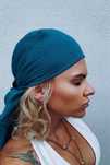 Chusta nowa z metka turban kolor turkusowy