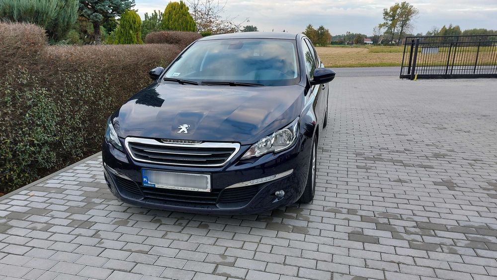 Peugeot 308 T9 1.6 blueHdi S&S 120hp, bezwypadkowy, prywatny 2kpl opon