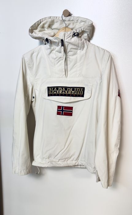 Napapijri куртка анорак (оригінал), біла, розмір S