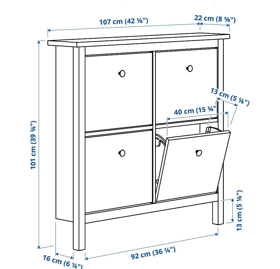 Sapateira Ikea  Hemnes
