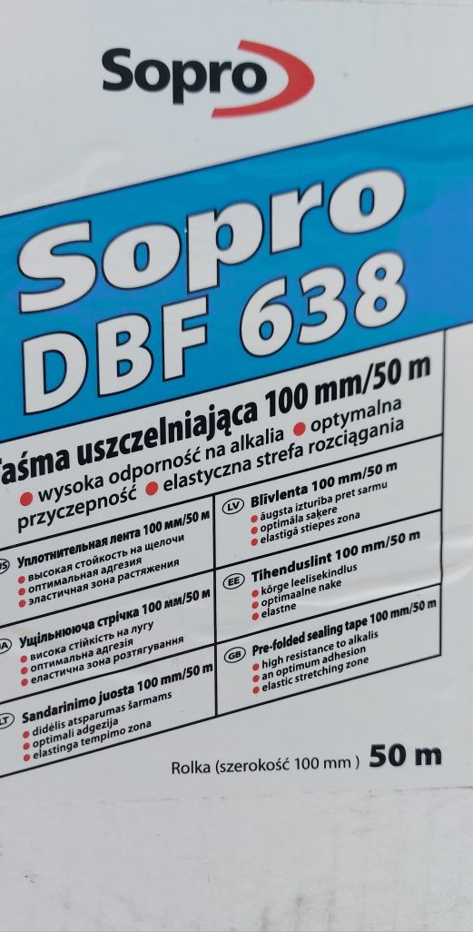 Sopro DBF 638 taśma uszczelniającą 100mm/50m