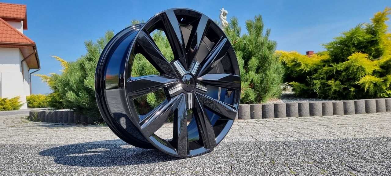 Nowe FELGI B1351 do BUS VW T5 T6 AMAROK 18 Cali Czarne Wzmacniane