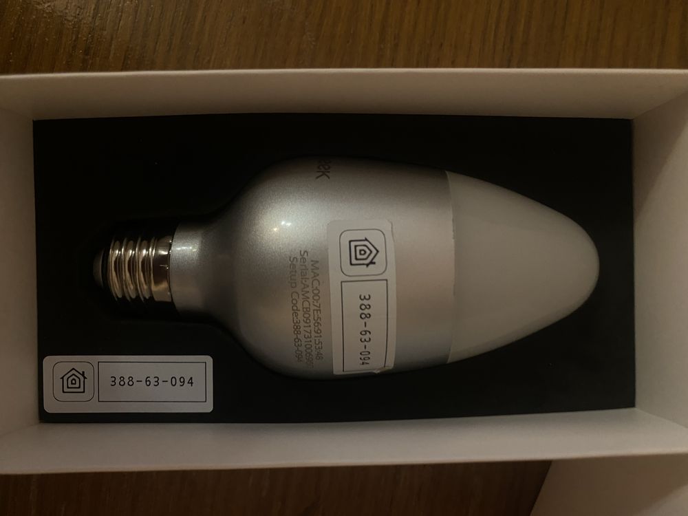 Лампочка Koogeek Smart Bulb HomeKit