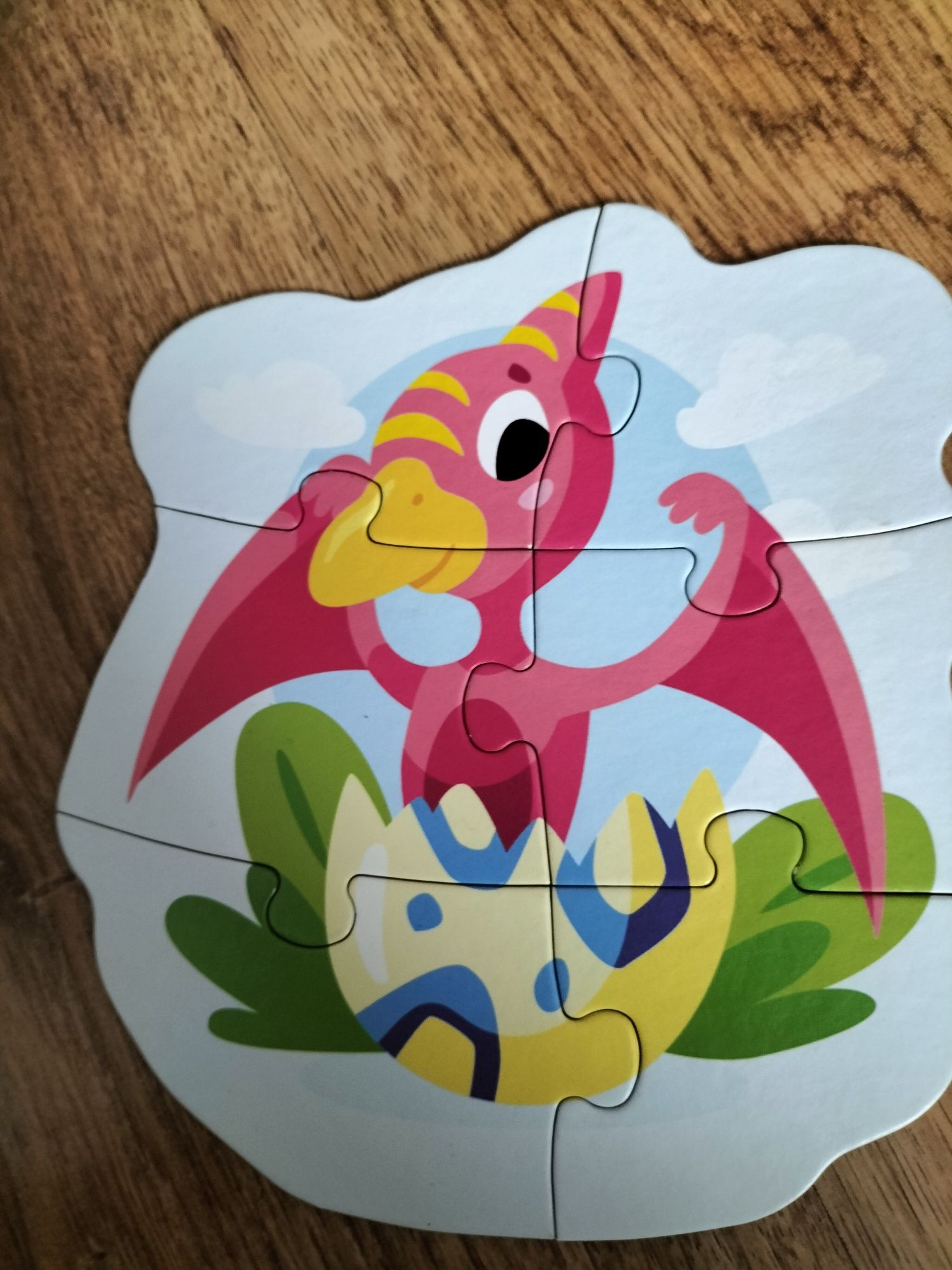 Puzzle dinozaury 3 sztuki