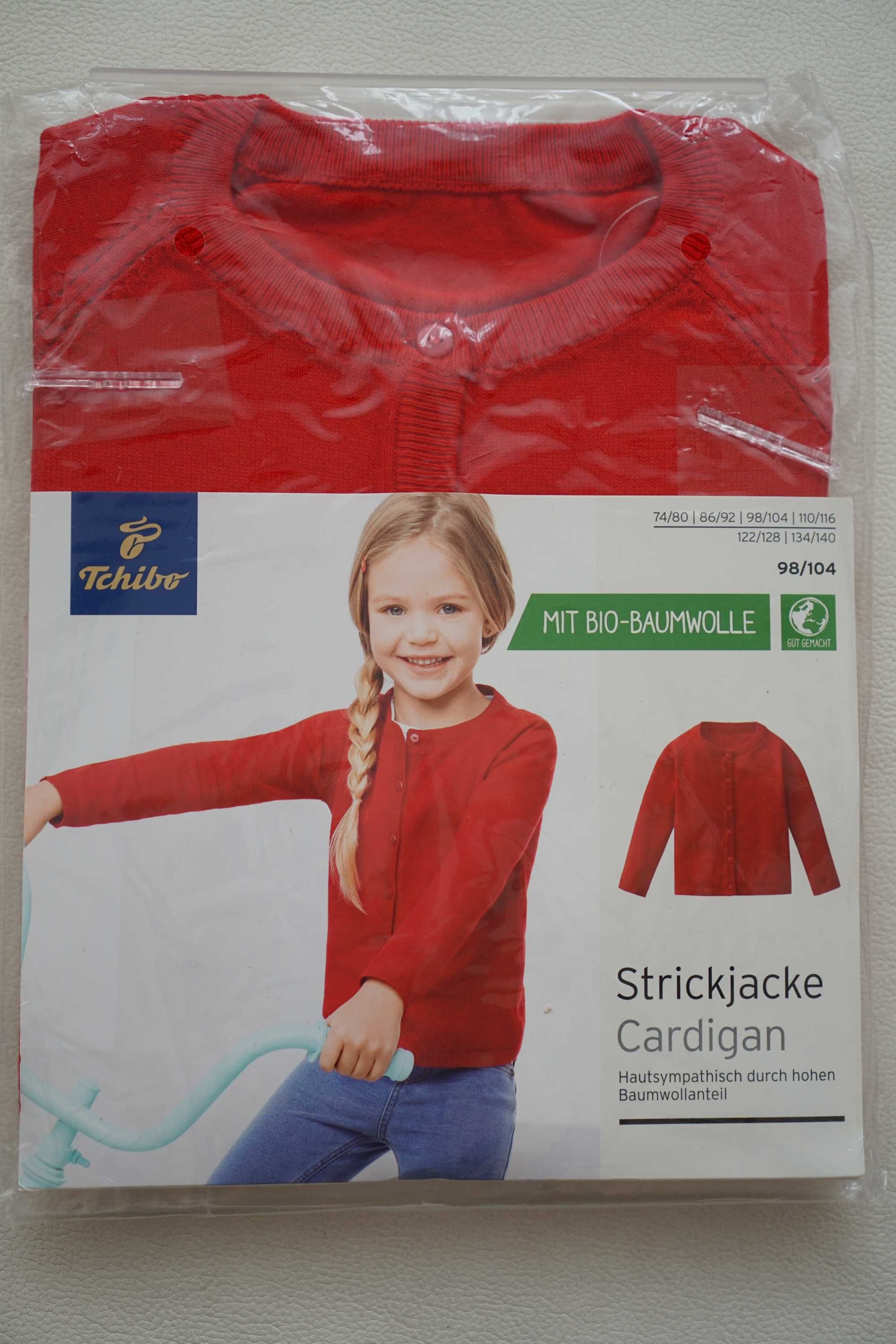 Sweterek dla dziewczynki rozmiar 98-104 cm