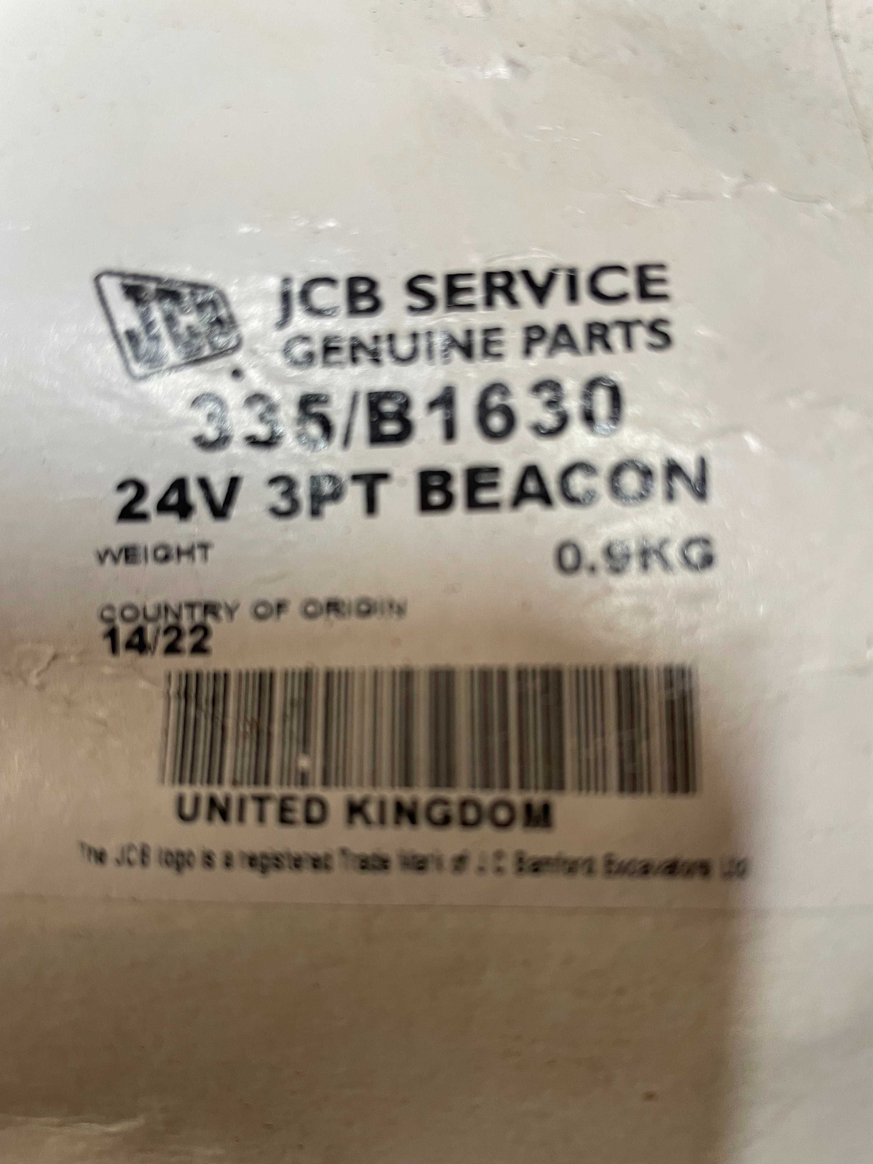 Lampa ostrzegawcza JCB 335/B1630