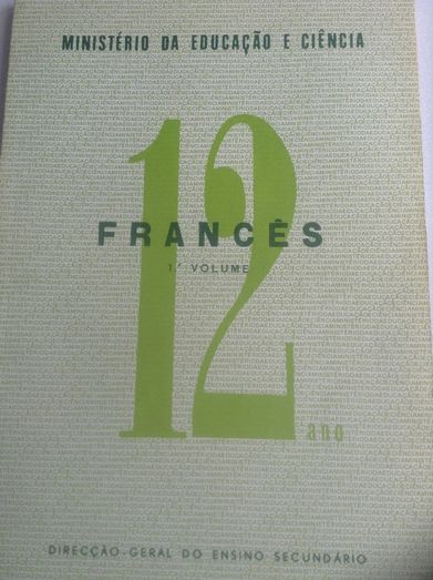 Livro de Francês para o 12º ano Volume I