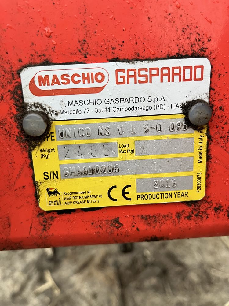 Pług obrotowy Maschio Gaspardo UNICO L , 5+ vario