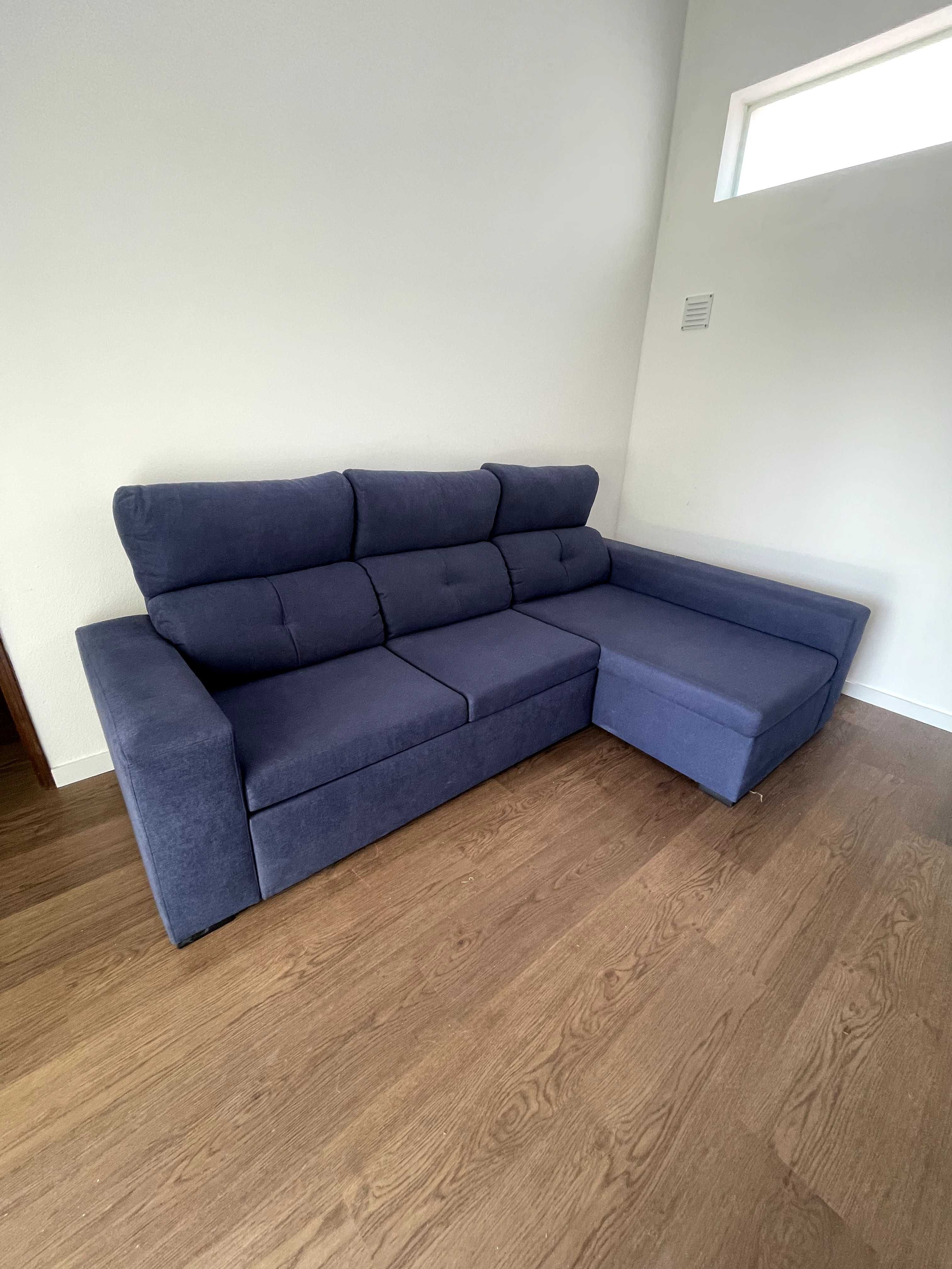 Sofá cama chaise longue confortável