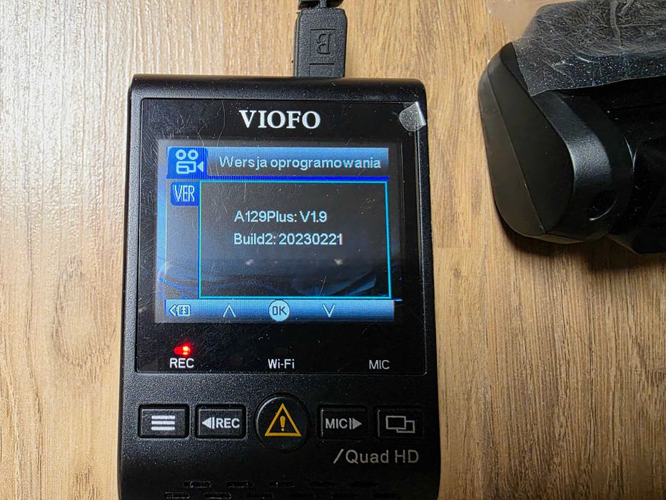 Wideorejestrator VIOFO A129 PLUS DUO GPS Kamera samochodowa GPS