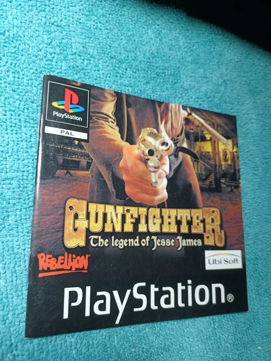 PlayStation 1 GunFighter psx psone Książeczka Manual